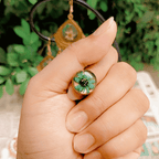 Round green flower