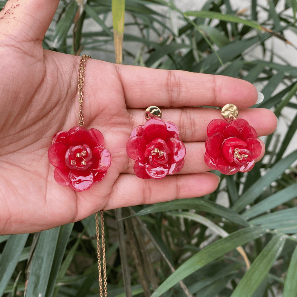 Full bloom rose set