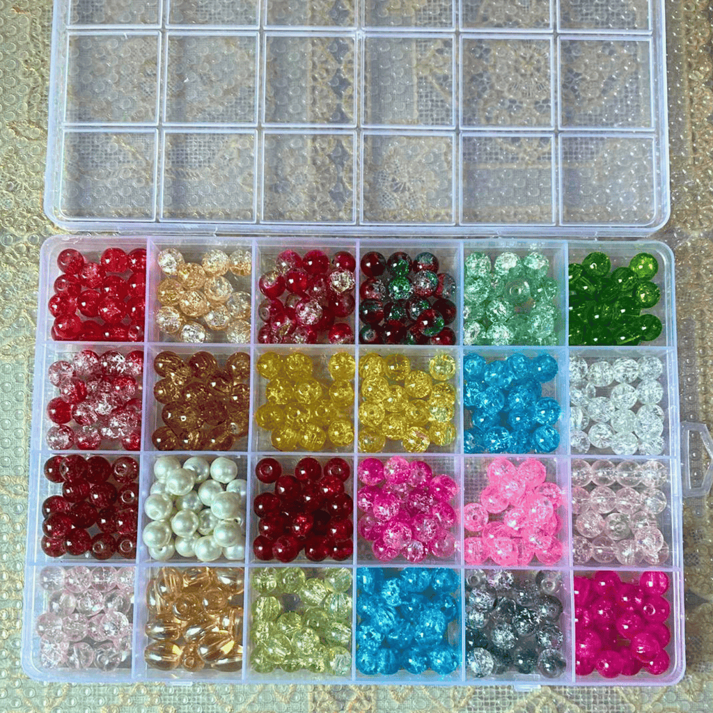 Crack bead box 24 shades available in one box