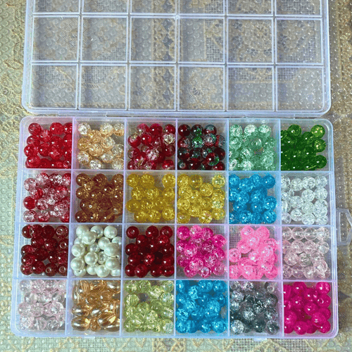 Crack bead box 24 shades available in one box