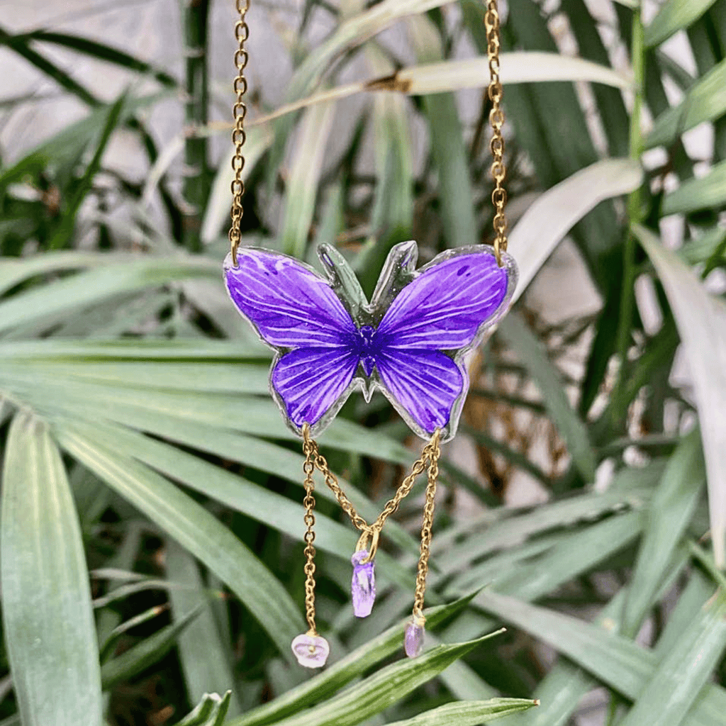 Fairytale butterfly necklace