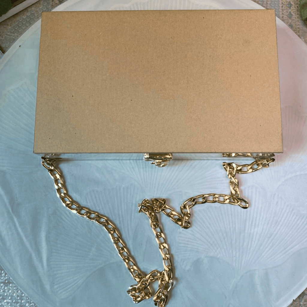 Acrylic bag with chain