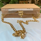 Acrylic bag with chain