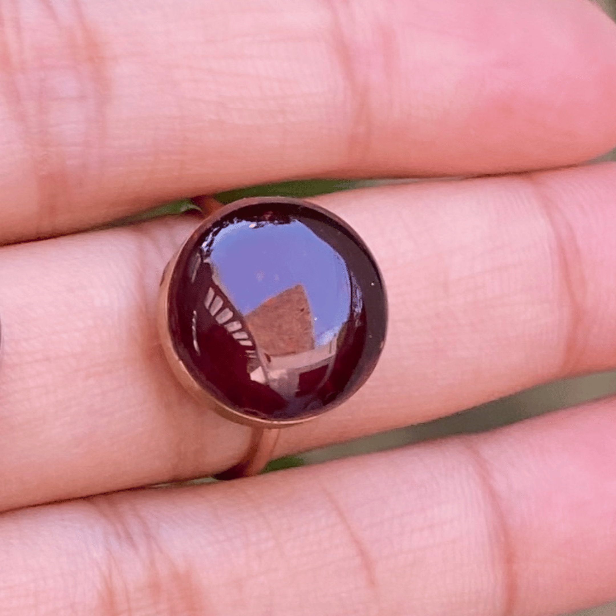 Maroon ring