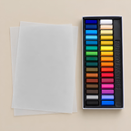 Beginner jewelry making kit with two shrink plastic sheets and five random colour options